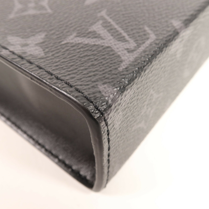 LOUIS VUITTON Monogram Eclipse Gaston銀扣肩背袋-10