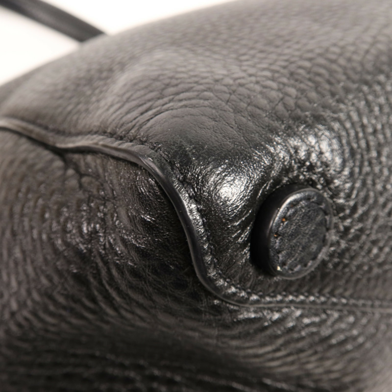 PRADA 牛皮皮革Shoulder Bag金扣肩背袋-11