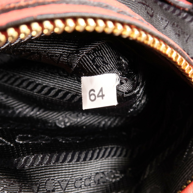 PRADA 牛皮皮革Shoulder Bag金扣手挽肩背兩用袋-6