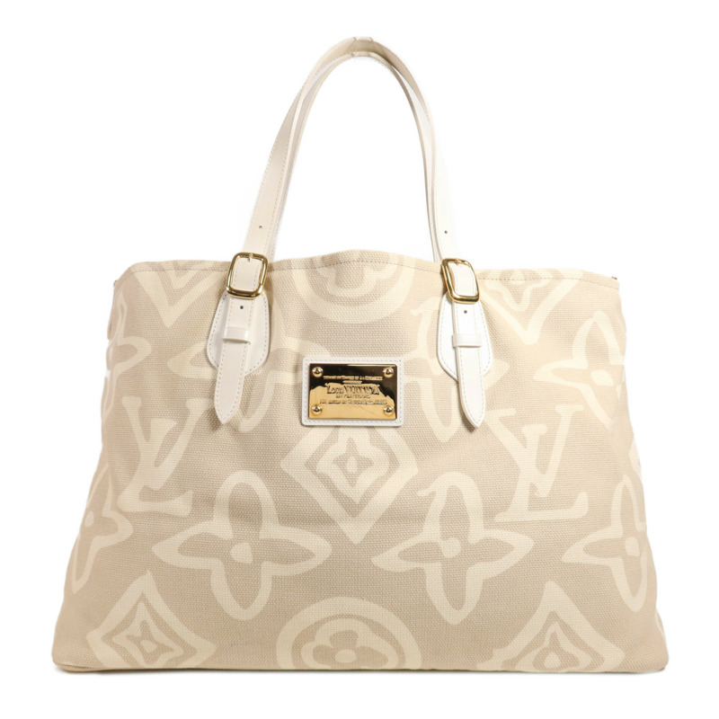 LOUIS VUITTON 帆布Tahitienne GM金扣肩背袋-0
