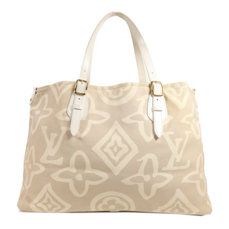 LOUIS VUITTON 帆布Tahitienne GM金扣肩背袋-1