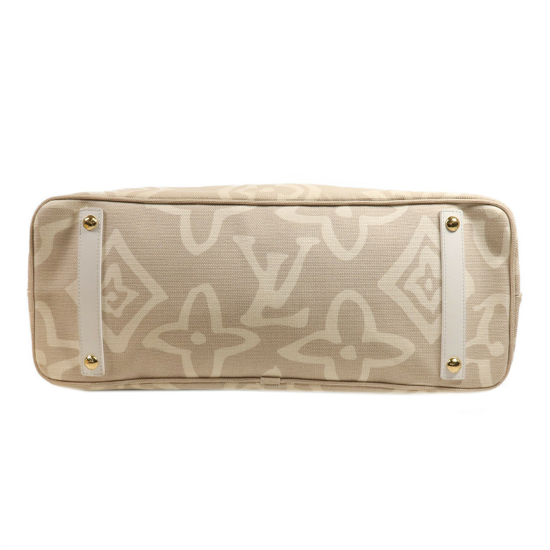 LOUIS VUITTON 帆布Tahitienne GM金扣肩背袋-3