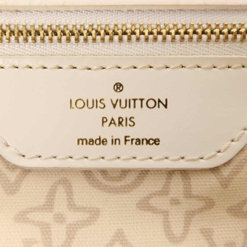 LOUIS VUITTON 帆布Tahitienne GM金扣肩背袋-5