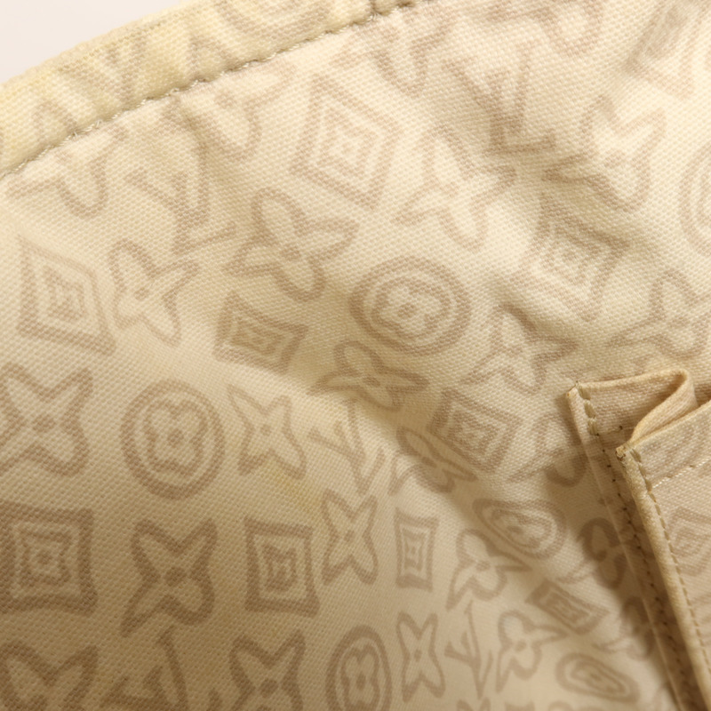 LOUIS VUITTON 帆布Tahitienne GM金扣肩背袋-15