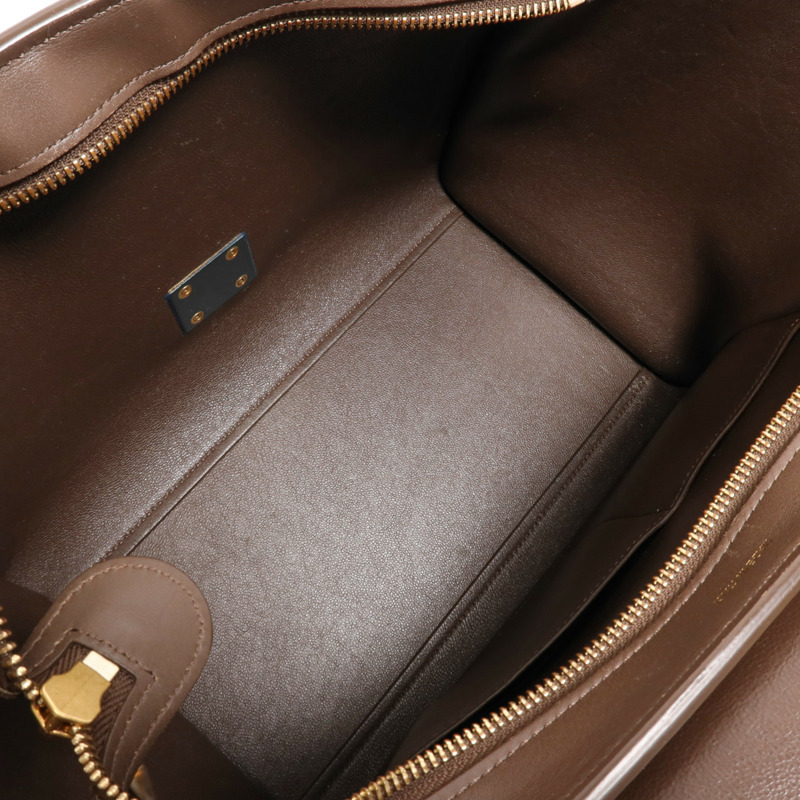 CELINE 牛皮皮革Trapeze Small金扣手挽肩背兩用袋-4