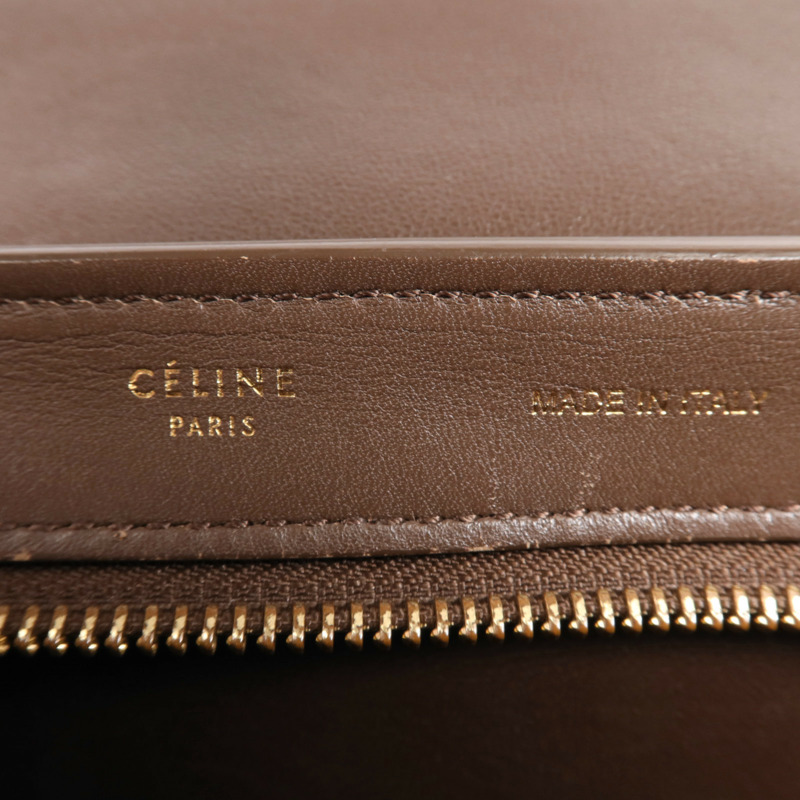 CELINE 牛皮皮革Trapeze Small金扣手挽肩背兩用袋-5