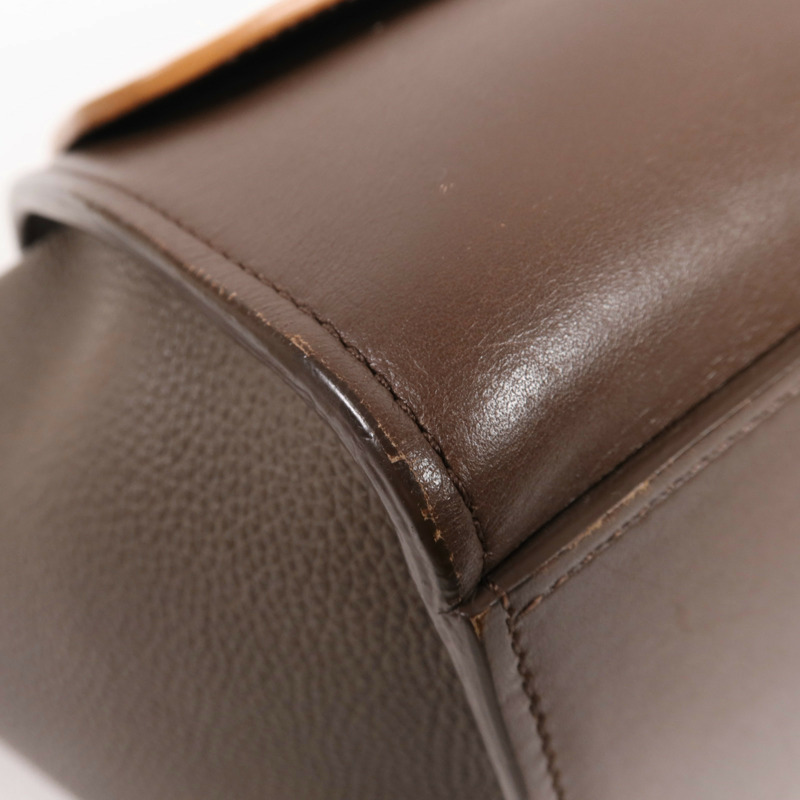 CELINE 牛皮皮革Trapeze Small金扣手挽肩背兩用袋-10