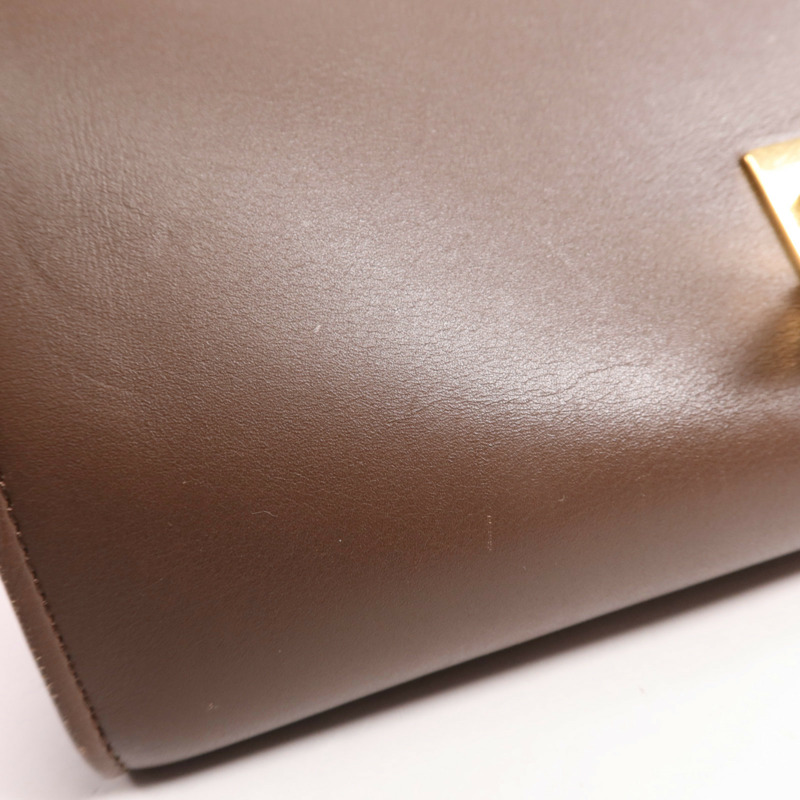 CELINE 牛皮皮革Trapeze Small金扣手挽肩背兩用袋-15