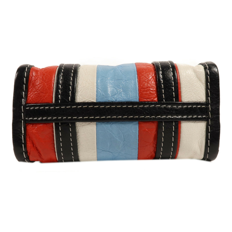 BALENCIAGA 牛皮皮革Bazaar Shopper XXS銀扣手挽肩背兩用袋-3