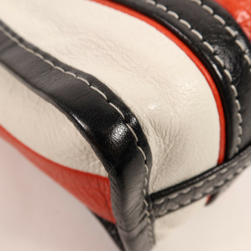 BALENCIAGA 牛皮皮革Bazaar Shopper XXS銀扣手挽肩背兩用袋-12