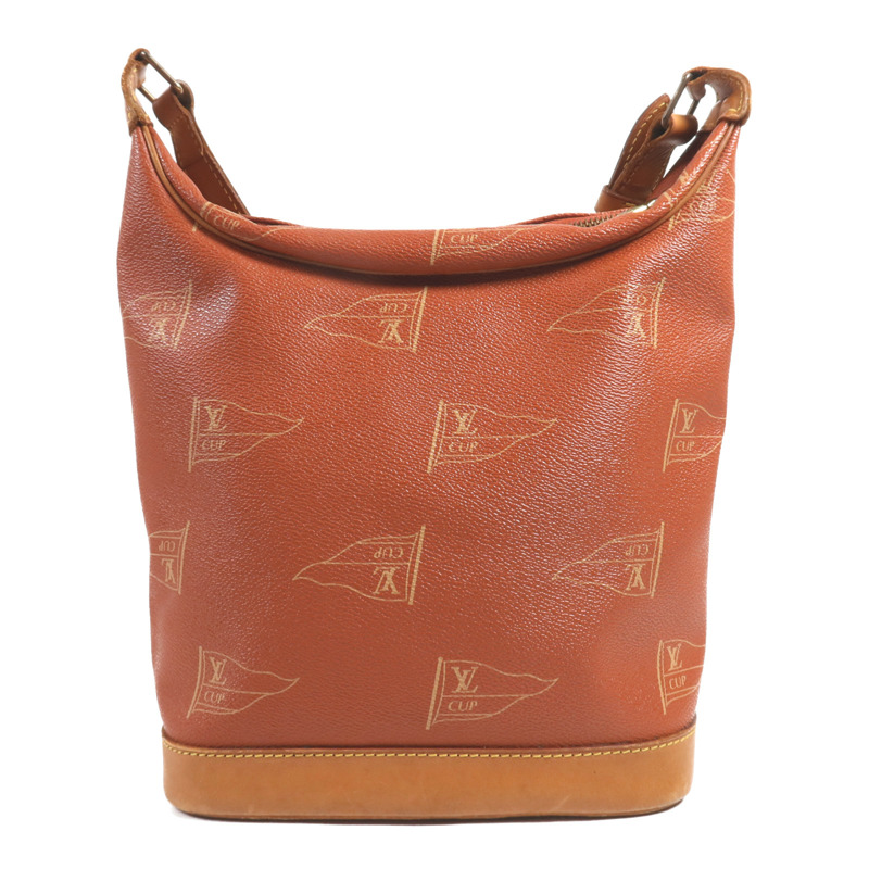 LOUIS VUITTON 塗層帆布Vintage Cup金扣肩背袋-1