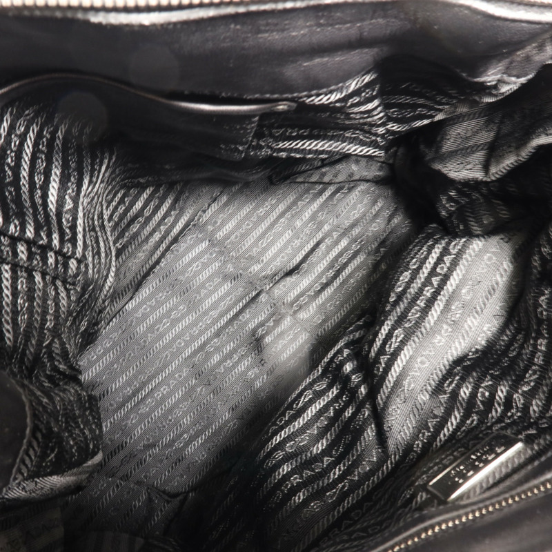 PRADA 尼龍2 Way Shoulder Bag銀扣手挽肩背兩用袋-4