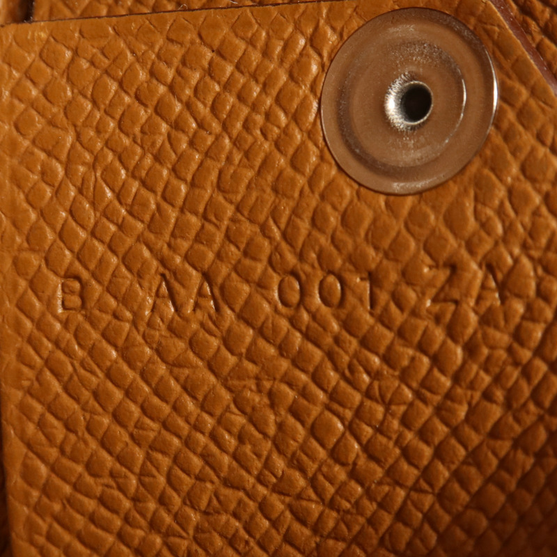 HERMES Epsom皮革Calvi銀扣卡片套Gold-7