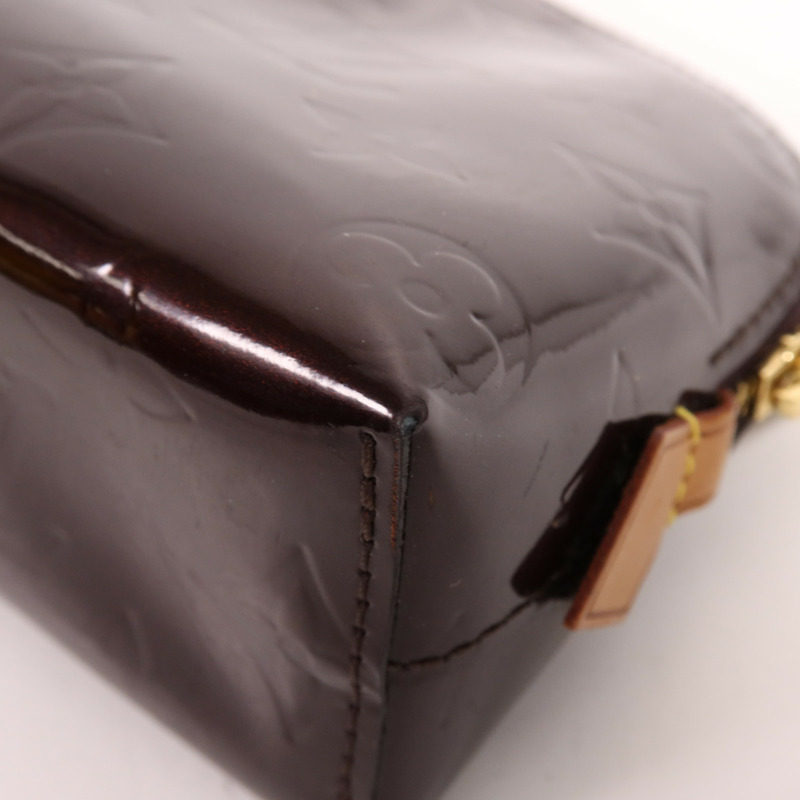 LOUIS VUITTON Monogram Vernis Cosmetic Pouch金扣手拿包-8