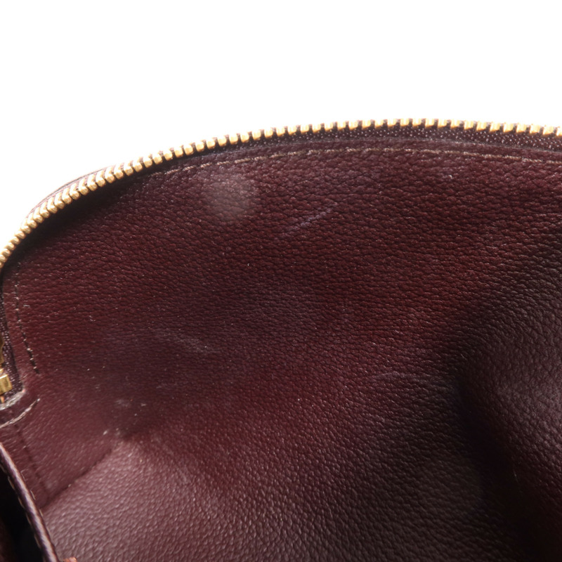 LOUIS VUITTON Monogram Vernis Cosmetic Pouch金扣手拿包-13