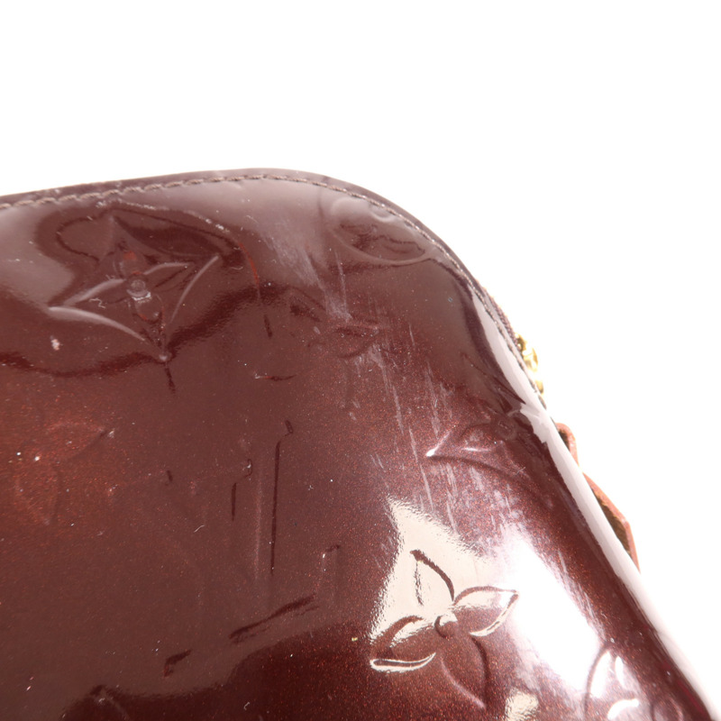 LOUIS VUITTON Monogram Vernis Cosmetic Pouch金扣手拿包-16