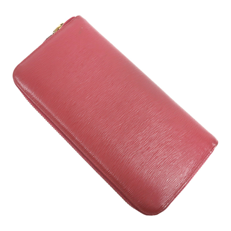 PRADA 牛皮皮革Zipper Long Wallet金扣長錢包-3