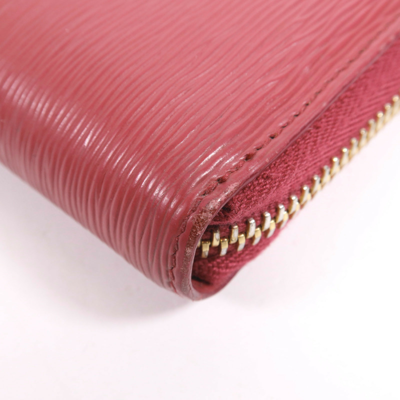 PRADA 牛皮皮革Zipper Long Wallet金扣長錢包-7