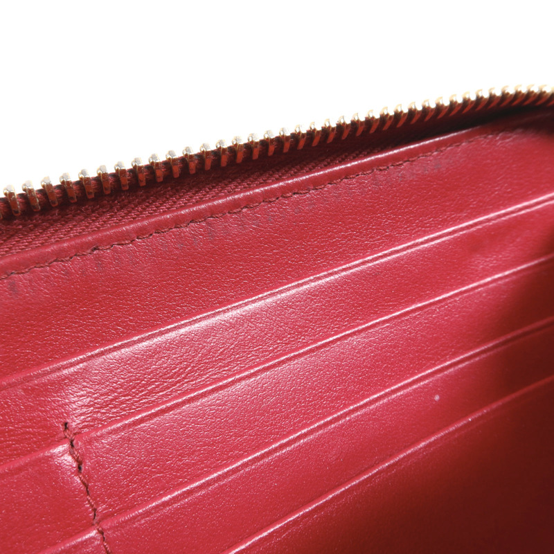 PRADA 牛皮皮革Zipper Long Wallet金扣長錢包-12