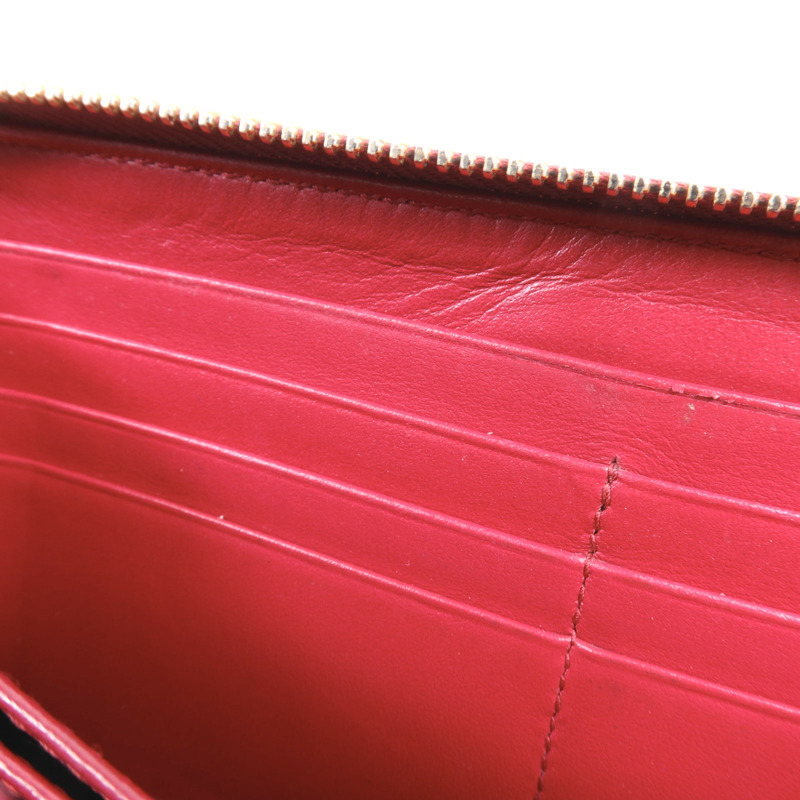 PRADA 牛皮皮革Zipper Long Wallet金扣長錢包-19