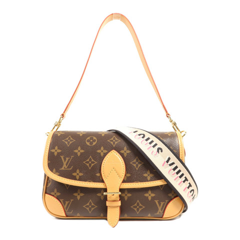 LOUIS VUITTON Monogram Diane金扣手挽肩背兩用袋