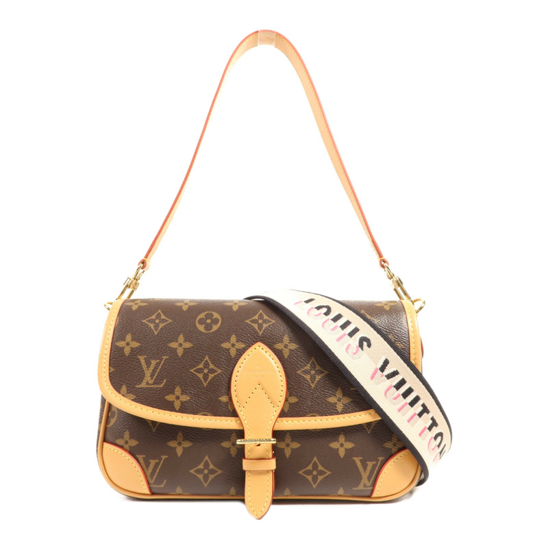 LOUIS VUITTON Monogram Diane金扣手挽肩背兩用袋-0