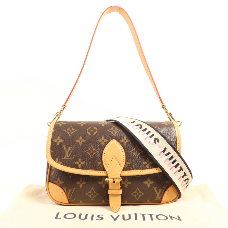 LOUIS VUITTON Monogram Diane金扣手挽肩背兩用袋-7