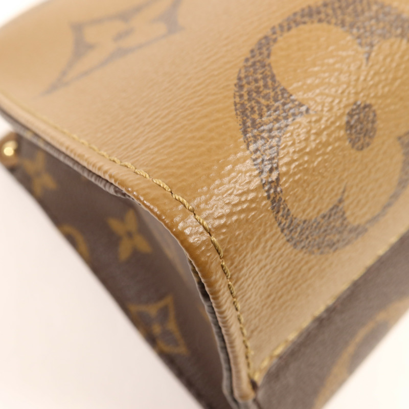 LOUIS VUITTON Monogram Giant Reverse On The Go East West金扣手挽肩背兩用袋-10