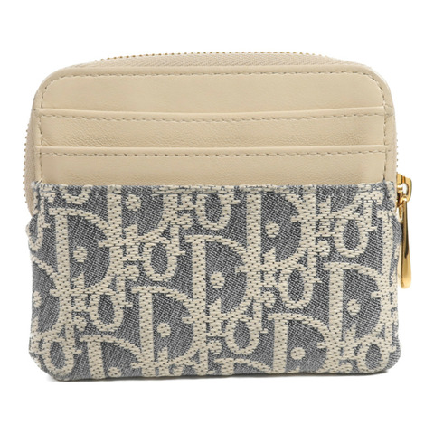 Dior 帆布Wallet金扣錢包