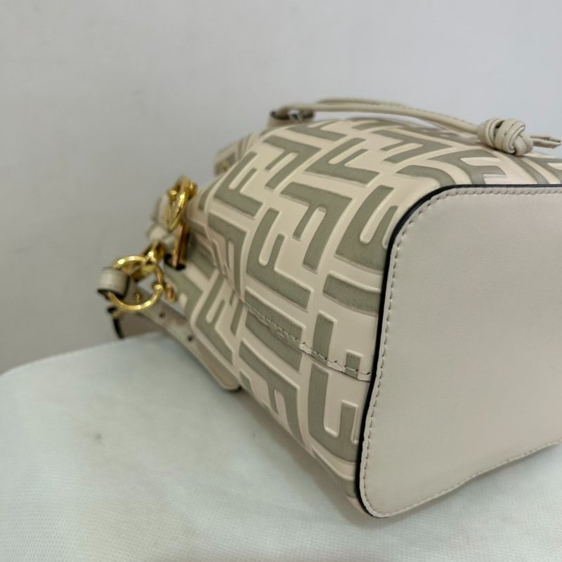 FENDI Mon Tresor白灰水桶包-5