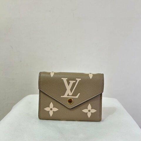 LV斑鳩灰皮革VICTORINE三折短夾