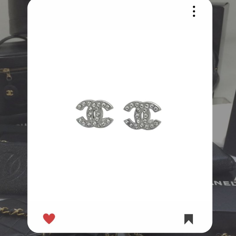 🛍️🎁 雙11🔥 11月新品上架 🔥💖 ✨罕有 香奈兒 Chanel 經典閃鑽CC耳環 🔥 香奈兒熱賣款 香奈兒經典款 耳環 CHANEL EARRING-9