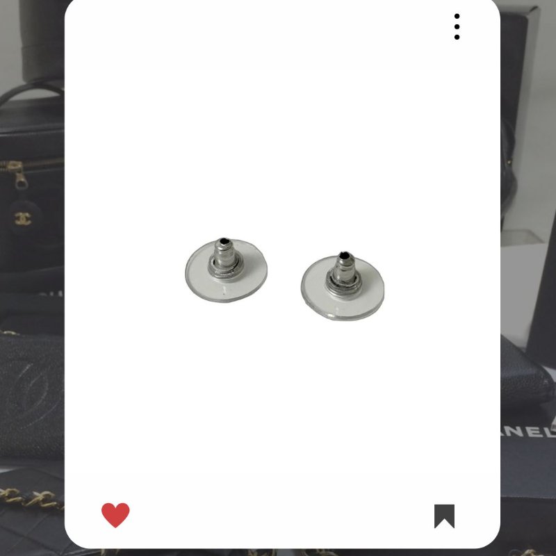🛍️🎁 雙11🔥 11月新品上架 🔥💖 ✨香奈兒 Chanel 銀色小圓珠珠耳環 🔥 香奈兒熱賣款 香奈兒經典款 耳環  CHANEL NECKLACE-3