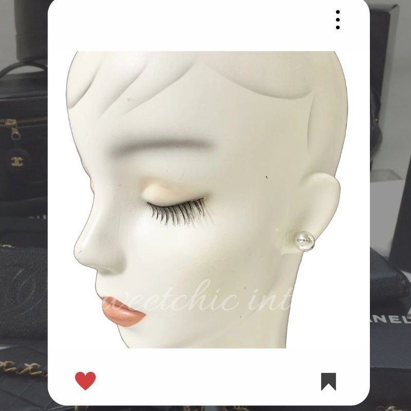 🛍️🎁 雙11🔥 11月新品上架 🔥💖 ✨香奈兒 Chanel 銀色小圓珠珠耳環 🔥 香奈兒熱賣款 香奈兒經典款 耳環  CHANEL NECKLACE-4