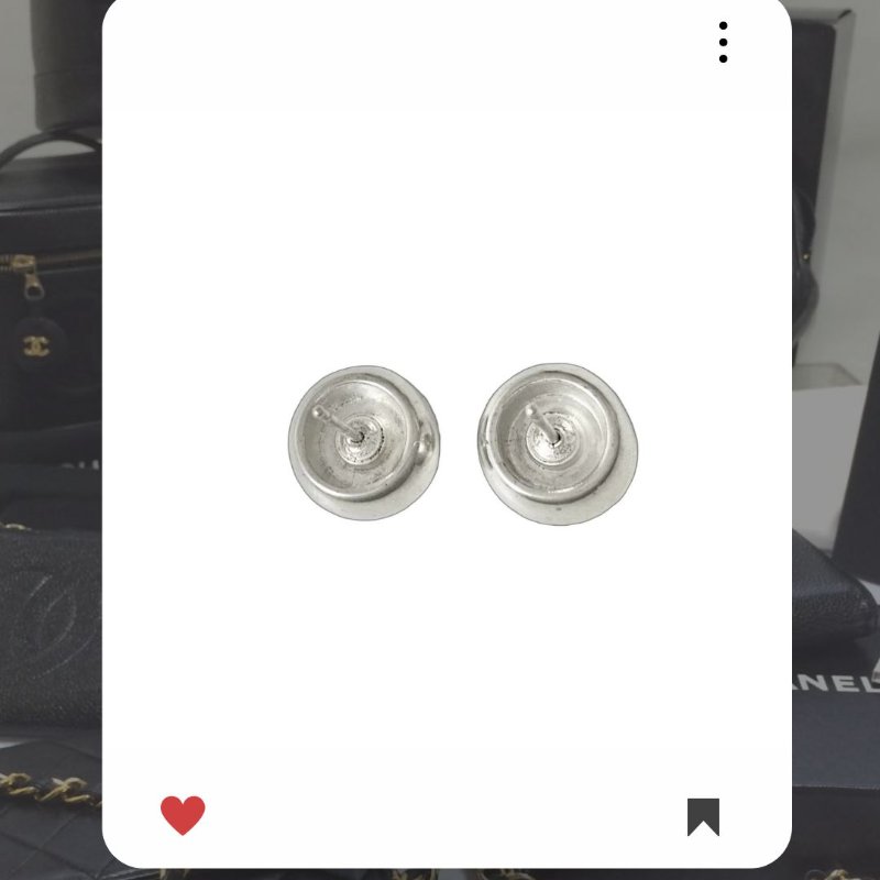 🛍️🎁 雙11🔥 11月新品上架 🔥💖 ✨香奈兒 Chanel 銀色小圓珠珠耳環 🔥 香奈兒熱賣款 香奈兒經典款 耳環  CHANEL NECKLACE-7