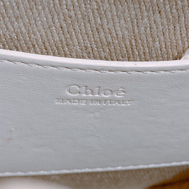 TW4542 Chloe 寇兒 經典馬鞍包 小號 Small Tess Bag Beige Cnavas/Leather-16