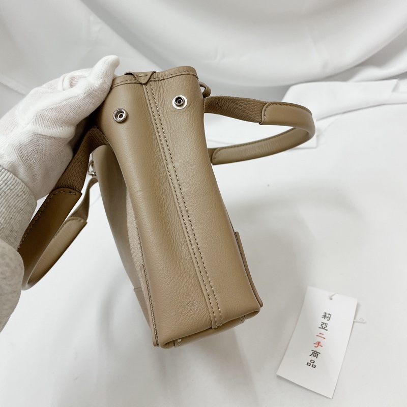 莉亞精品♡Balenciaga 奶茶托特包 XS 二手-5