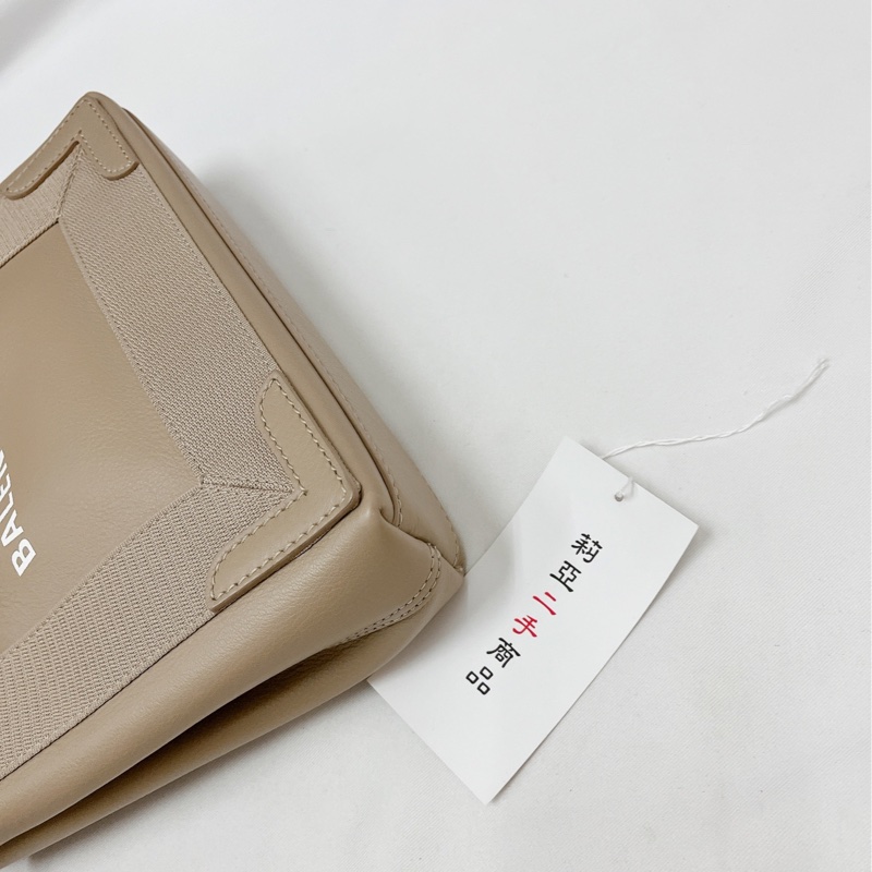 莉亞精品♡Balenciaga 奶茶托特包 XS 二手-9