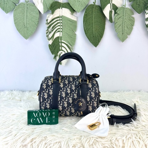 DIOR Groove 20 藍色緹花 晶片款 2024年