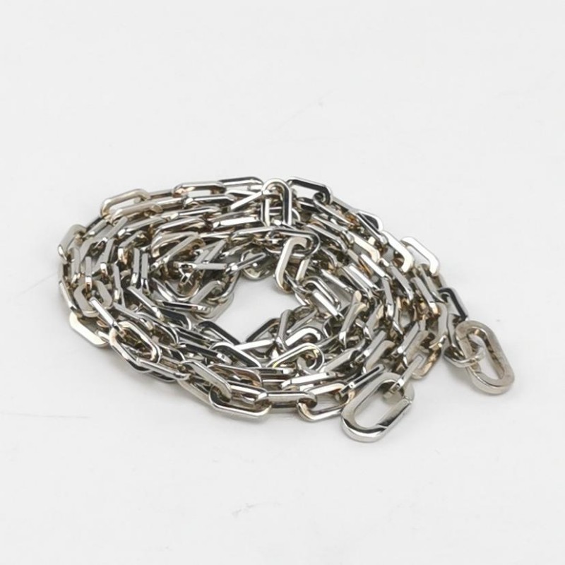 Prada 毛絨白色水鑽裝飾鏈條-8