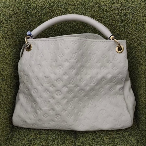 路易威登artsy手提包中號白色壓紋牛皮