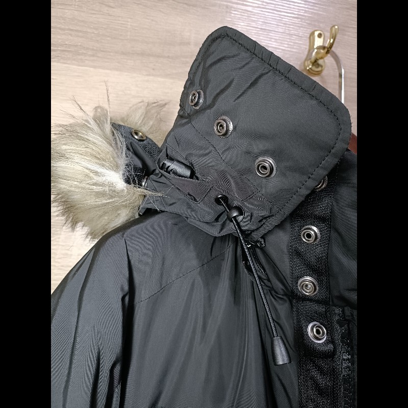 RLX Ralph Lauren 黑色 灰鴨 羽絨 Parka 派克大衣 男M-6