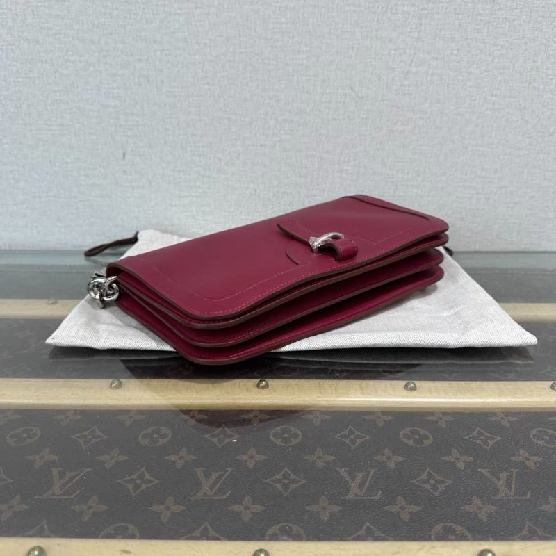 HERMES Chaine d’ancre豬鼻子鏈條風琴包27*16*2 98新配件塵袋-2