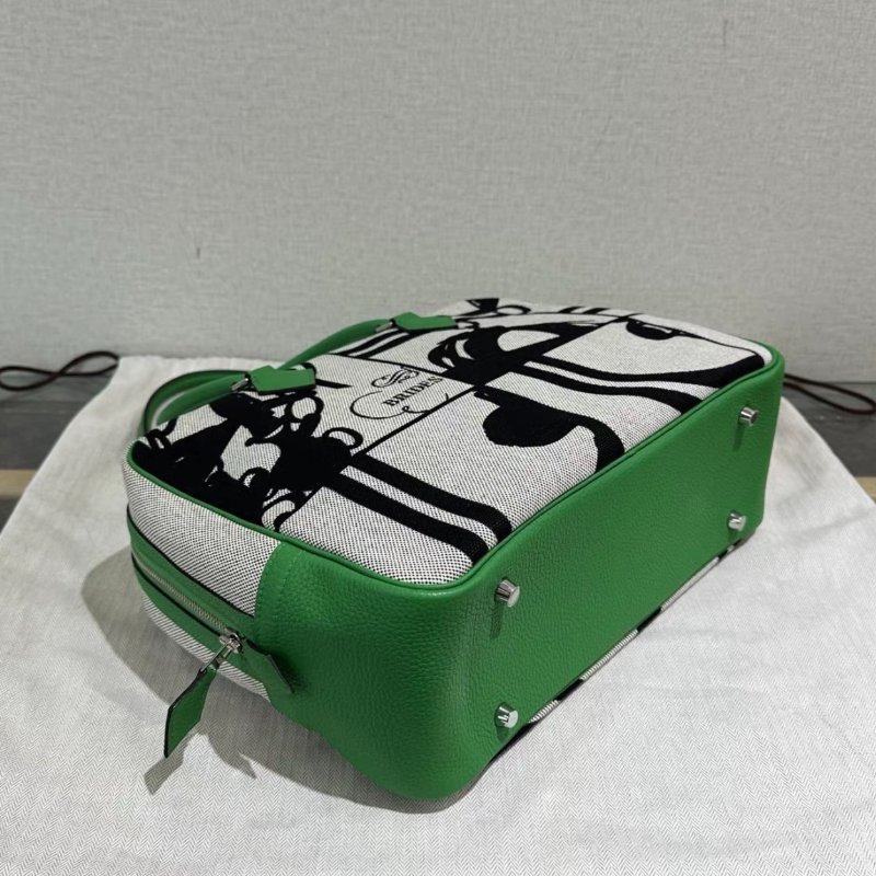 HERMES 竹子林圖騰plume 32手提包2*22*11 全新閒置配件塵袋-2