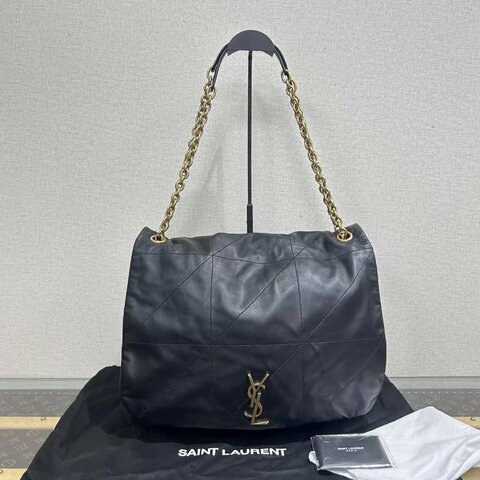 YSL 黑金Jamie4.3大號肩背斜背包機車包43*29*9 全新閒置配件塵袋