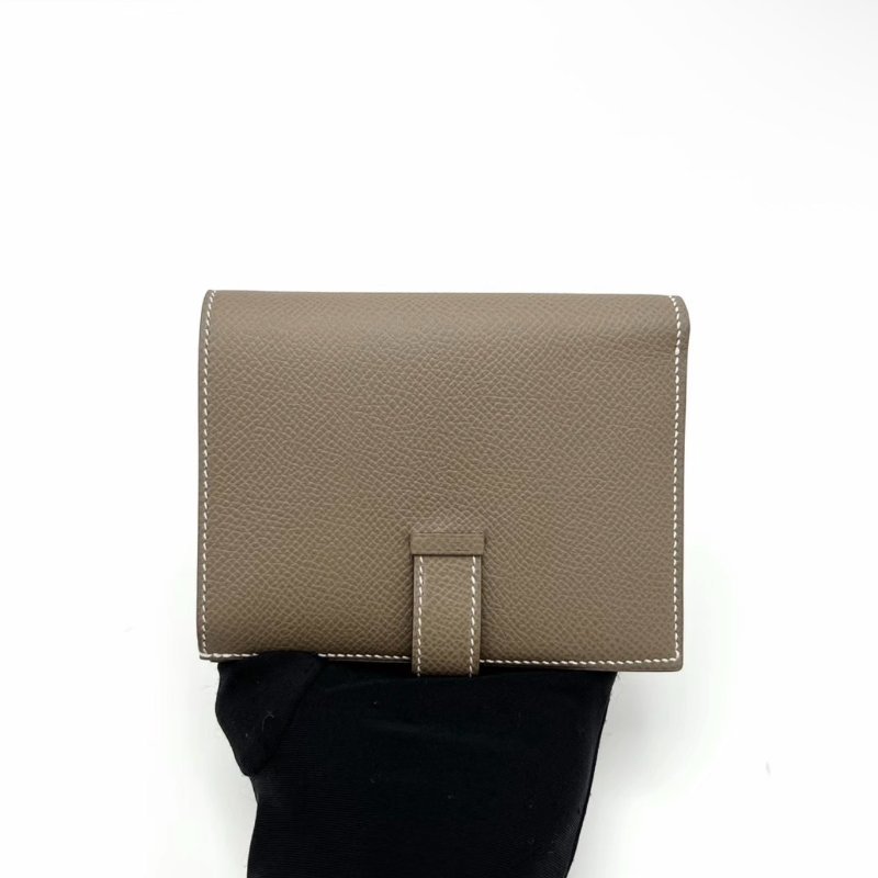 HERMES 大象灰金扣Bearn短夾 12*9.5*1.5 全新閒置配件盒子-5