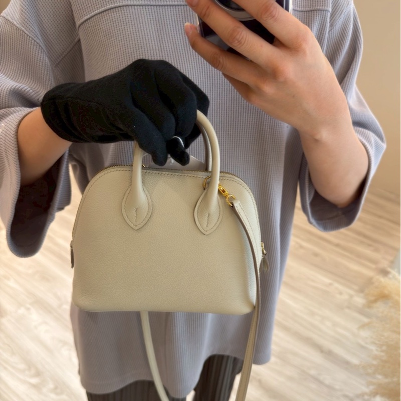 HERMES Mini Bolide 8L 冰川白 B刻-17