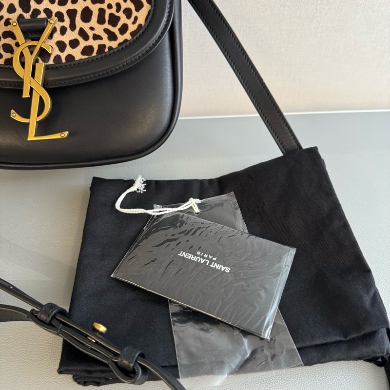 Saint Laurent 限量款小号豹紋Kaia羊皮马鞍包-9
