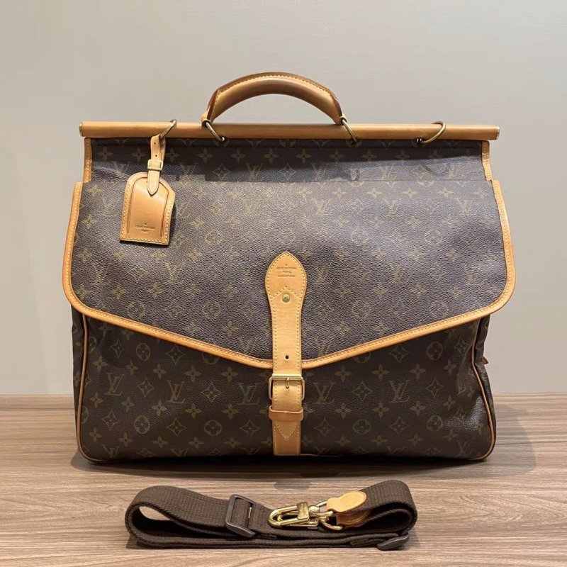 LV 老花狩獵3代旅行袋 48*40*22 97新配件塵袋-0
