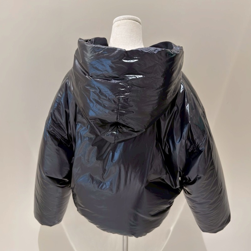 Alexander Wang 黑色短版羽絨連帽外套 S-6